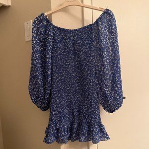 Hello Molly Just a Number Dress in Blue